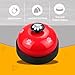 DrTail Pet Training Bell for Dogs & Cats – Potty Training Bell for Housebreaking, Obedience & Communication – Easy to Press, Durable & Loud – Indoor Puppy Training Tool (Red)