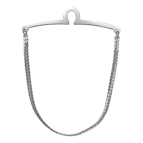 Yoursfs Men's Gold Stainless Steel Tie Chain Cover