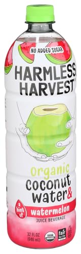 Image of Harmless Harvest Organic Coconut Water With Watermelon, 32 oz
