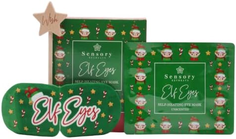 Elf Eyes Self-Heating Eye Mask Including Wish Wand, Heated Eye Mask, Sleep Mask, Fragrance Free