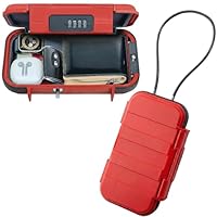 プレストウッド製アタッシュケース ダイヤルロック付き MERSHEART セキュリティボックス IPX8防水 ダイヤル式 貴重品ボックス