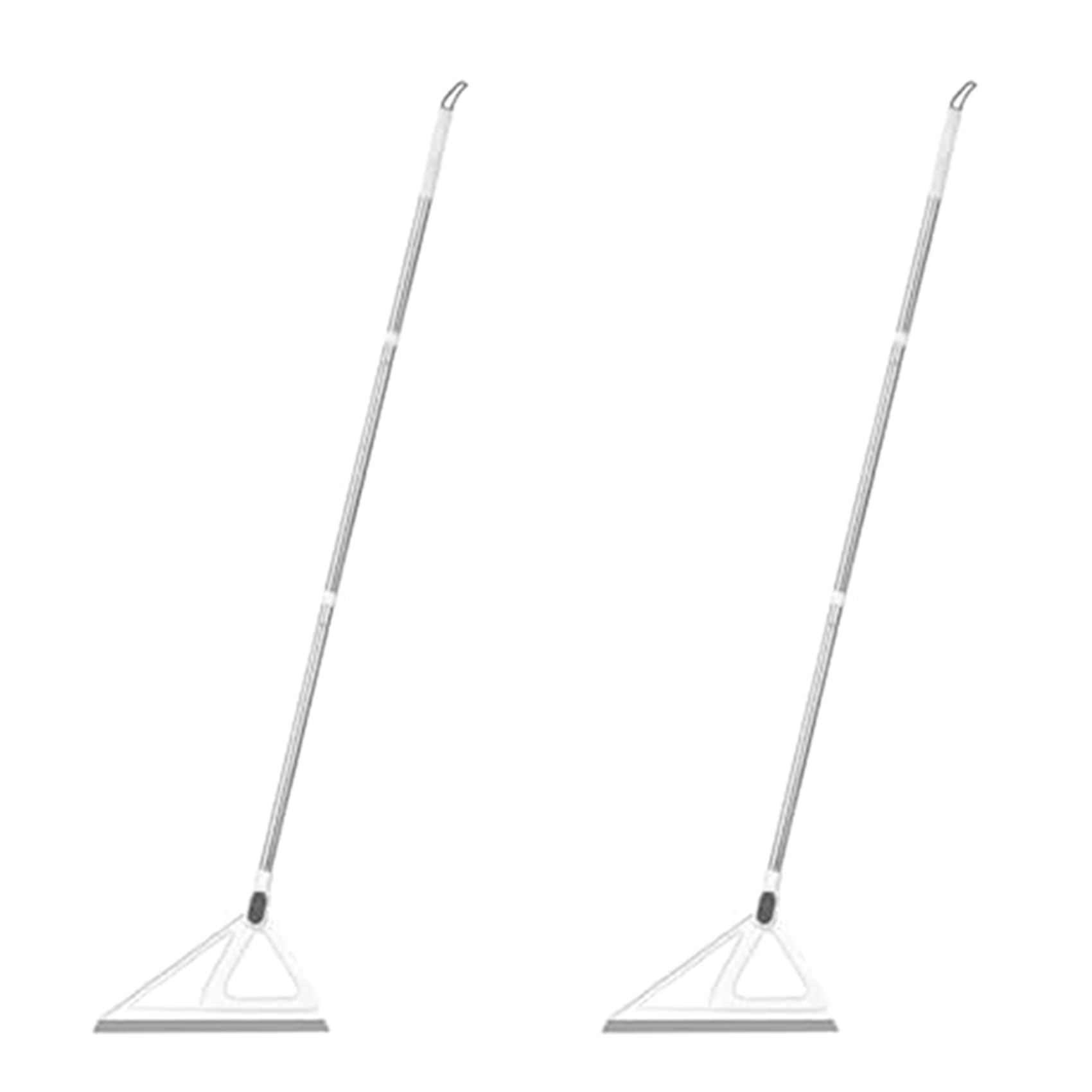 Vjsujehgy 2X Multifunction Magics Broom, Squeegee Broom for Floor, Rubber Broom, Silicone Broom for Floor Cleaning
