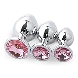 Pink Upgrade Butt 3pcs Sets Plug Toy Anales Adult Toys Plug Relaxing Tool for Men Women Sunglasses DRH51