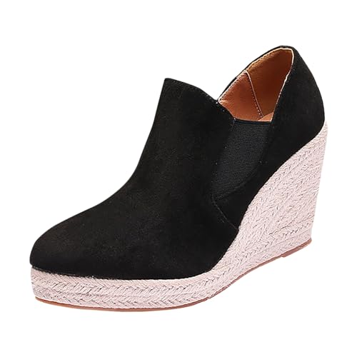 Mocassin femme tendance chaussures décontractées tissu respirant noir 38