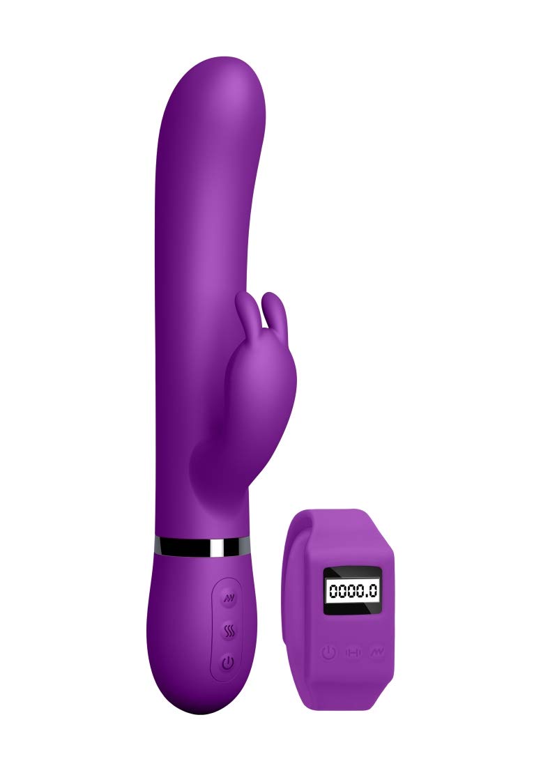 SEXERCISE Vibromasseur Rechargeable Télécommandé Kegel Rabbit Violet