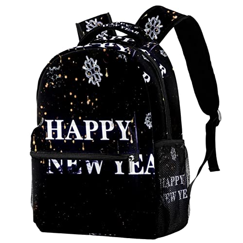 Sac à dos de voyage Happy New Years grand format mixte confortable