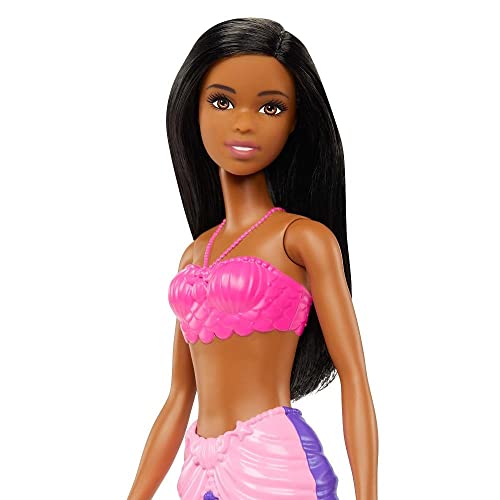 Barbie Sereia Morena com Cauda Roxa - Mattel