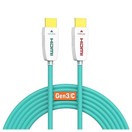 RUIPRO 8K Fiber Optic HDMI Cable 10 Feet 48Gbps 8K60Hz 4K120Hz Dynamic HDR eARC HDCP2.2/2.3 for RTX4080/4090/3080/3090, Xbox S/X, PS5/4, AVR, Projector, LG/Samsung/Sony TV