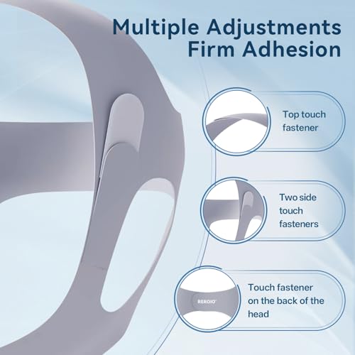 image for REROIO Chin Strap for Sleeping with 4-Side Adjustment, Anti Snoring Ch