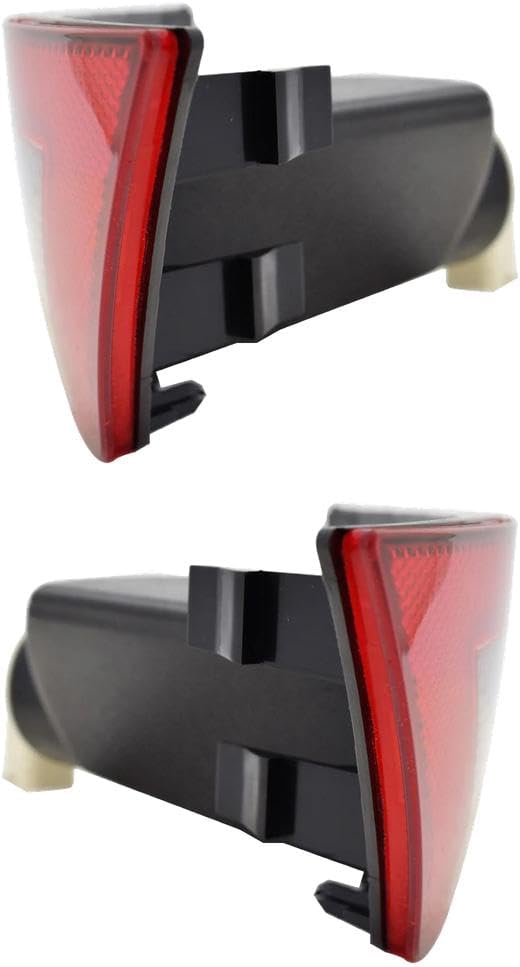 Rareelectrical Halogen Back-Up Light Assembly Right Left Pair Compatible With 2018-2022 Ford Ecosport S Awd Ecosport Se Awd Gn1z 15500 A