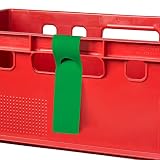 10.000 Stück Schlaufenetiketten 50 x 248 mm, grün