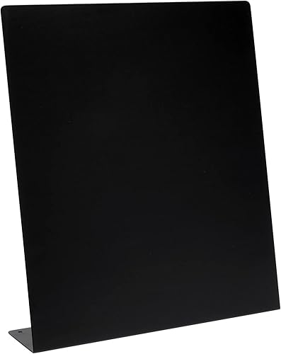 Miniatura 6 de Juvale Tablero magnético – Negro, 12.6 x 11 x 2.6 pulgadas – Tablero magnético de pie para escritorio y pared – Pantalla magnética para notas, fotos