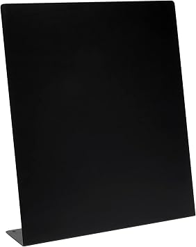 Juvale Magnet Board - Black, 12.6 x 11 x 2.6 in - Standing Magnetic Board for Desk & Wall - Magnetic Display for Memos, Photos & Documents