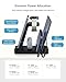BERXZWE Wireless Charger for Samsung Charging Station, 5 in 1 Wireless Fast Charger for Galaxy S25 Ultra/S24 Ultra/S23/S22, Watch Ultra 7/6/5/4/3, Charger Dock Stand for All Galaxy Tab Series,Black