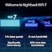 NETGEAR WiFi 7 Range Extender (EXS18) – BE3600 Dual-Band Wireless Internet Signal Booster & Repeater (up to 3.6 Gbps Speed) - Add up to 1,200 sq. ft., 40 Devices – WPA3 Security, Smart Roaming