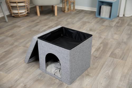 Trixie 36314 Kuschelhöhle Alois, 38 × 40 × 38 cm, grau