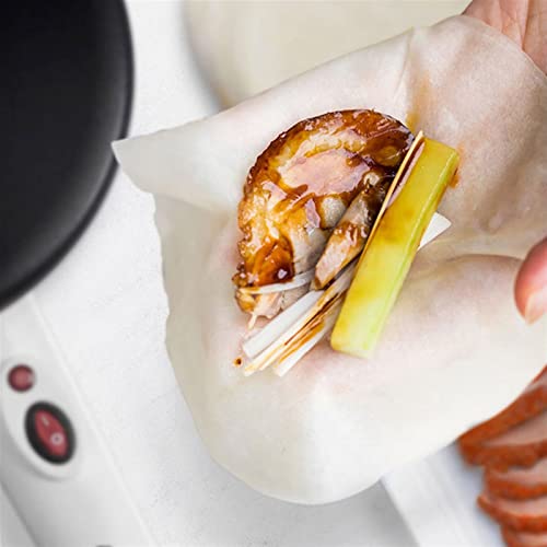 Elektrische Grillplatten, elektrischer Crêpe-Maker, 20 cm, schnell aufheizende Pfannkuchenpfanne, lebensmittelechte Beschichtung, Brathalterung aus Gusseisen für Pfannkuchen – Bild 6