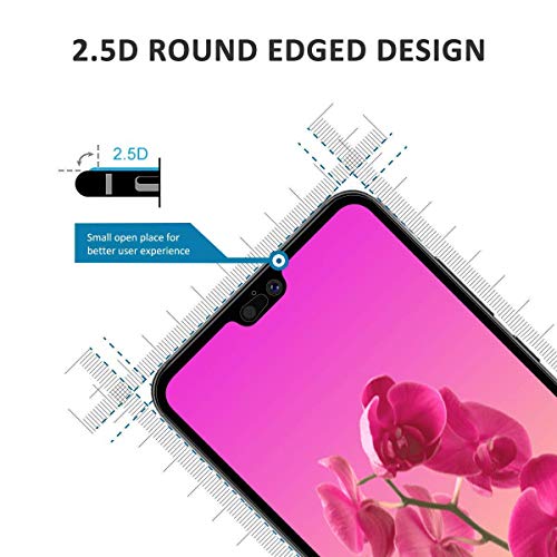 Image of Screen Protector for Huawei Honor 10 (Black) Tempered Glass Edge-to-Edge 6D Screen Guard With Installation Kit