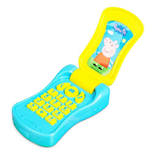 HTI Peppa Pig Electronic Flip Phone con Sonidos Cover