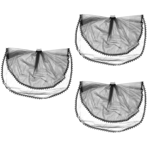 Voile Halloween Femme Healvian lot de 3 avec peigne en dentelle