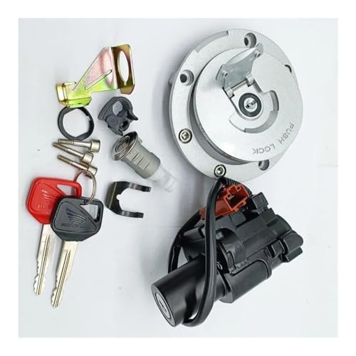 Interrupteur d'allumage haute sécurité avec jeu de clés pour réservoir CB600F et CBR1000