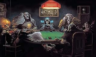 HiddenSupplies.com Magic The Gathering Poker Playmat TCG Gaming Mat 24 x 14 Inch