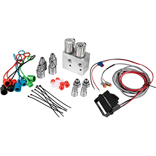 Hydraulic Multiplier Kit, Scv Splitter/Diverter Manifold Valve With Couplers And Fittings Switch Box Control, Turn 1 Circuit Into 2 Circuits, For John Deere, For Case,For Kubota,For Ford #TOP4