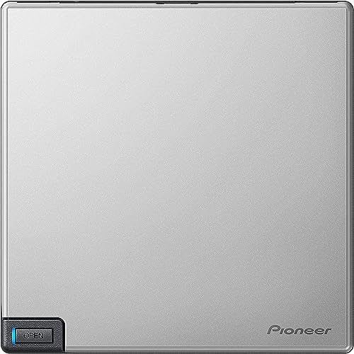 Pioneer Bdr-Xd08S Blu-Ray Burner & Player - 6X Slim Portable External Bdxl, Bd, Dvd & Cd Drive For Windows & Mac With 3.2 Usb - Write & Read On Laptop & Desktop, W/Carry Case, Software Sold Separately #TOP5