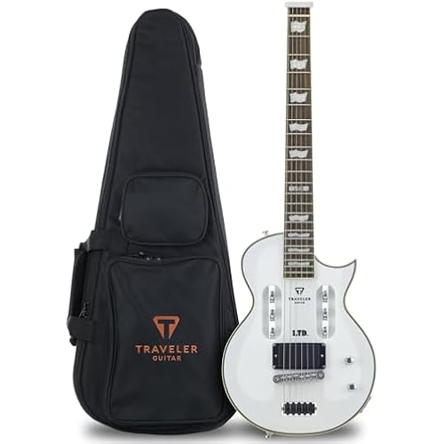 Traveler Guitar LTD EC-1 (Snow White) Electric Travel Guitar w/Gig Bag