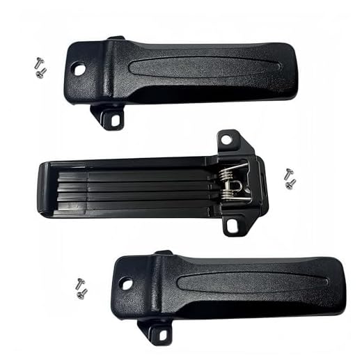 TELWISH 3Pack KBH-10 Belt Clip Compatible for Kenwood TK-2200 TK-3200 NX240 NX340 TK-260G TK-2302 TK-3302 TK-270G TK-272G TK-280 TK-380 TK-290 TK-390 TK-3300 Two Way Radio Walkie Talkie