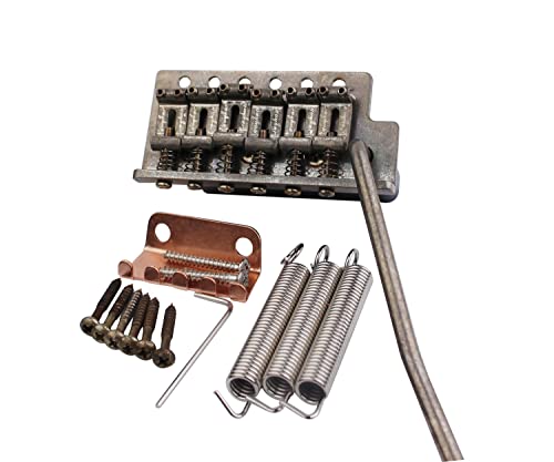 Guyker Selas de aço dobradas vintage Tremolo Bridge compatíveis com guitarra elétrica ST Start (GK-1