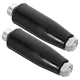 Veemoon 2pcs M8 X 63.5mm Bakelite Threaded Revolving Handwheel Crank Handles with Nuts, Rotating Machine Handle Grips for Industrial Equipment and Furniture Adjustment