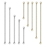 Extensor de collar de acero inoxidable: la cadena del extensor de collar está hecha de acero inoxidable 304, que es duradero y no se desvanece fácilmente.