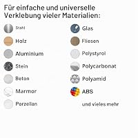 fischer Kraftkleber im 2er Pack, 2-Komponenten-Klebstoff in Transparent, Universalkleber für jede Anwendung, für innen & außen, zuverlässiger Reparatur-Helfer, 2 x 25 ml – Ansicht 5