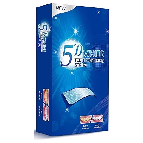 White Stripes, Teeth Whitening Bleaching Zähne zu Einfachen Aufhellen Zähne mie Teeth Whitening Strips für Schnelles Entfernen Aller Flecken und Sie Sich Schnell Weißere Zähne Cover