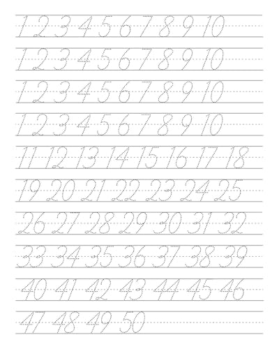 Cursive Handwriting Workbook for the Visually Impaired: Large Print Cursive Writing practice for Low Vision Learners - Image 5