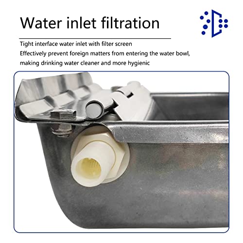 WZSON Abbeveratoi per Bovini in Acciaio Inox