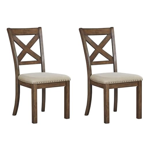 Modern Farmhouse Upholstered Dining Chairs Set