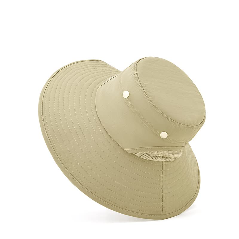 EVCRIERHSun Hat for Men/Women,UPF 50+ UV Sun Protection Waterproof Wide Brim Summer Hat Breathable Bucket Hat for Fishing Hiking,Beach,Camping & Outdoor Adventures
