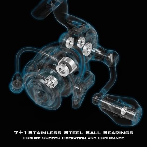 image for KastKing Zephyr Spinning Reel,Size 1000 Fishing Reel, Light Weight Ult