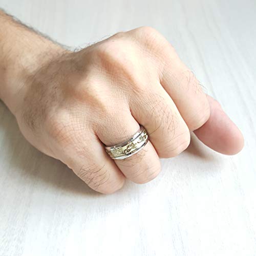 Image of Via Mazzini No-Tarnish No-Rusting Stainless Steel Game Of Thrones Nibelungen Dragon Glow In Dark Ring For Men (Ring0686) 1 Pc