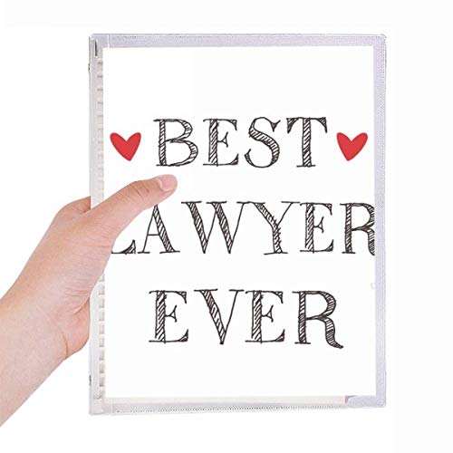 Cahier de profession avocat carnet notes spirale rechargeable feuilles libres