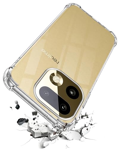 Image of Jkobi Shockproof Crystal-Clear Back Cover for Realme 16 Pro Plus 5G (Anti Yellow Case | Drop & Camera Protection | Hard Polycarbonate)