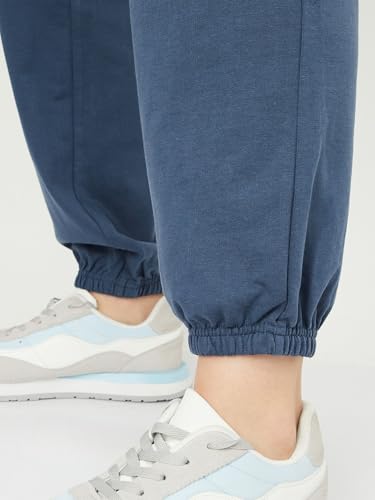 Image of Max Plus Size Women Solid Athleisure Cargo Joggers