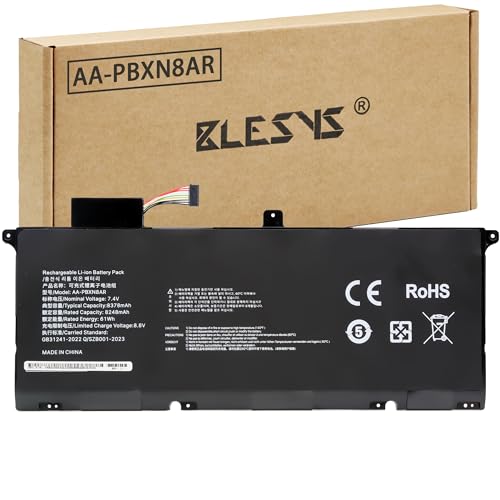 BLESYS AA-PBXN8AR Batería para Samsung NP900X NP900X4 NP900X4B NP900X4C NP900X4D Series NP900X4C-A01IT Laptop - 7.4V 61Wh