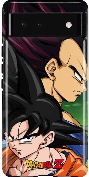 Skinit Pro Phone Case Compatible with Google Pixel 6 - Officially Licensed Dragon Ball Z Goku and Shenron Design