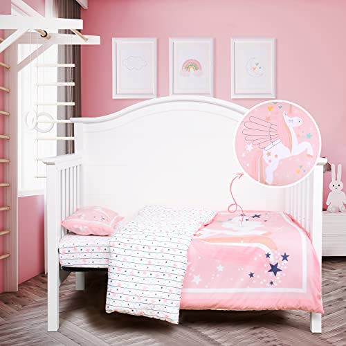 Urban Infant Pink Unicorn Duvet Cover