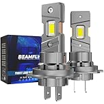 BEAMFLY Lampadina LED H7, Raffreddamento Tubo in Rame, 110W 50000LM, +700% Luminosità, 30 Chip CSP, 6500K Bianco Freddo, Adattamento 1:1, IP68 Impermeabile, Auto Moto, Plug and Play, Confezione da 2