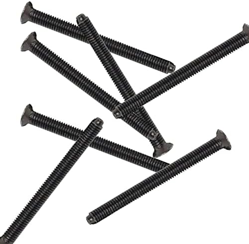 Electrical Socket Screws Raised Countersunk Head Nickel Black (4, M3.5 x 50mm Screw Black - M8114)