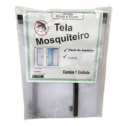 Tela Mosquiteiro Para Janela 0,60 x 0,60 m